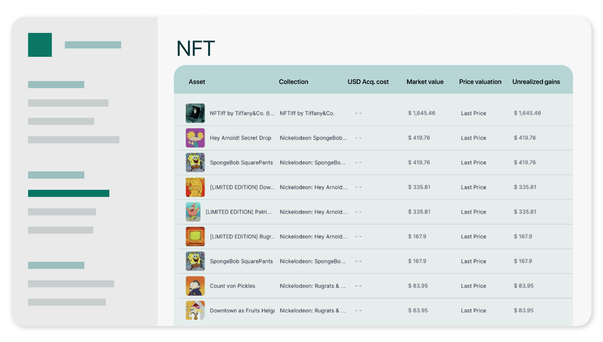 DeFi & NFT Dashboards | Cryptio Colossal